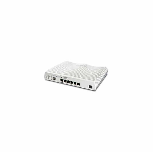 DrayTek Dray2865 Router ADSL2+/VDSL2/EVDSL con protocolli supportati fino al 35b , 4 porte LAN Giga, seconda WAN Ethernet Giga, Firewall ad oggetti, 2 porte USB per chiavette 3g/4G, VPN
