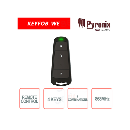 KeyFob 4 tasti  telecomando per centrali radio e ibride